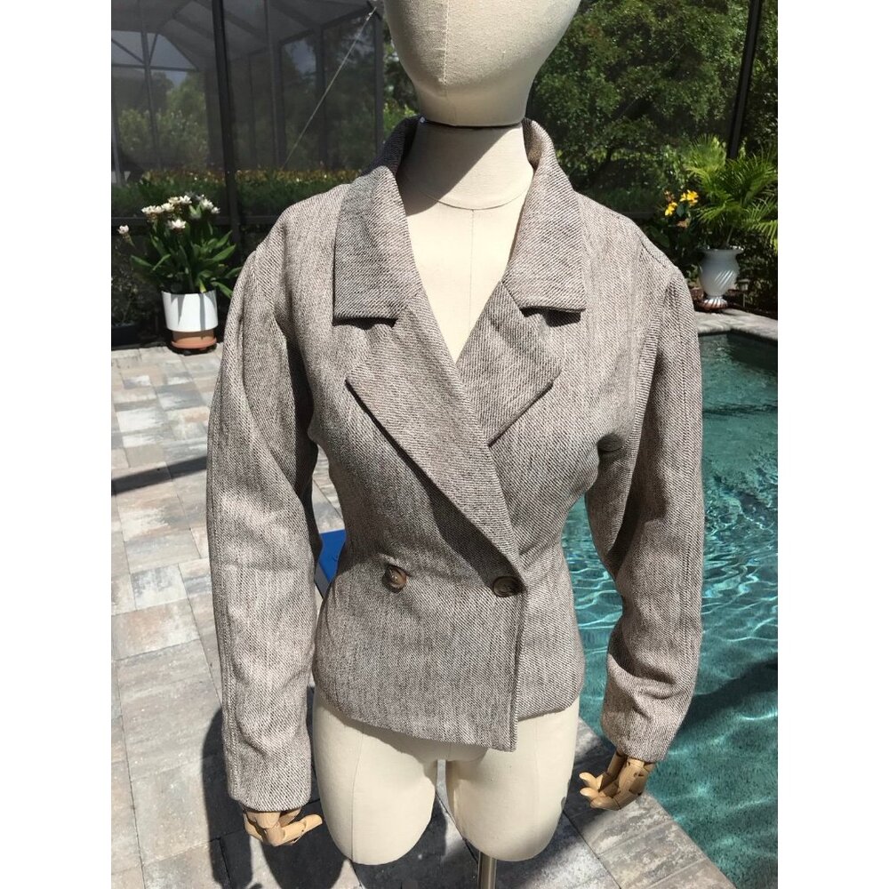 Promesa lined jacket, size m light brown fabric NWT